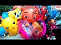 Penjual Balon Gas Balon Terbang SpongeBob SquarePants Pokemon, Masha, Boboiboy, Upin&Ipin, Doraemon