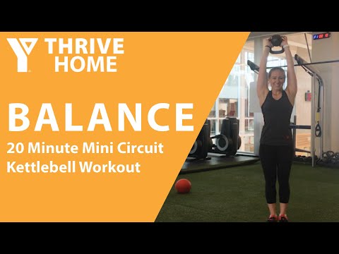 BALANCE 12: Mini Circuit, Low Impact Workout using a Kettlebell