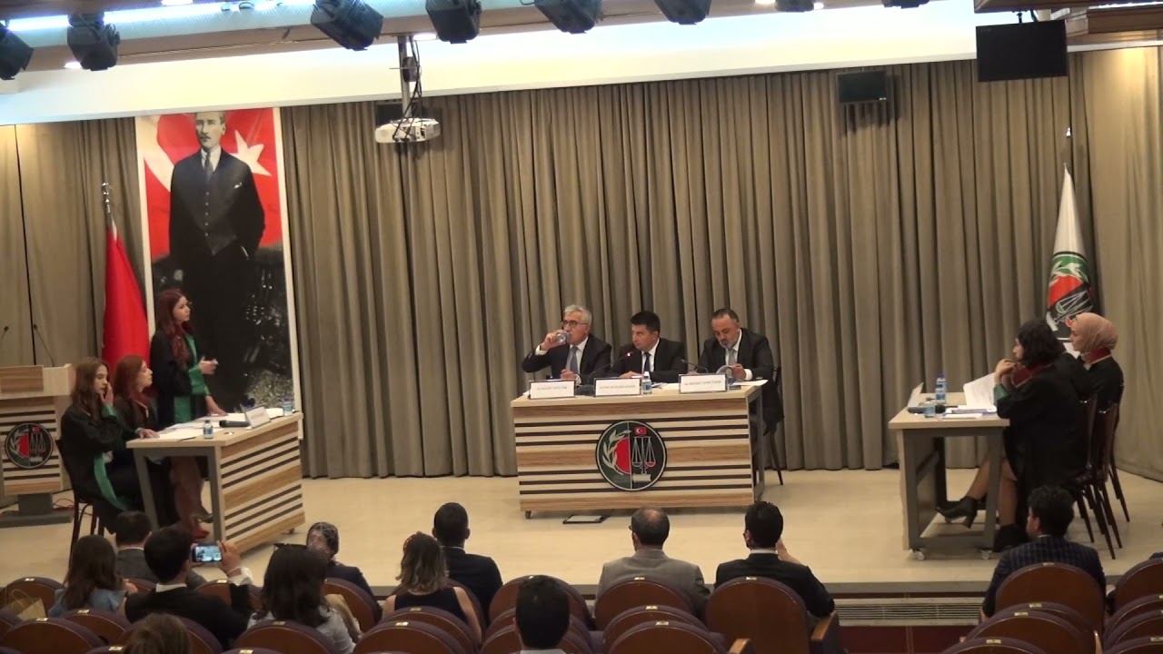 Ankara Barosu 09.07.2021  Stajyer Avukatlar arası Kurgusal Duruşma Yarışması final