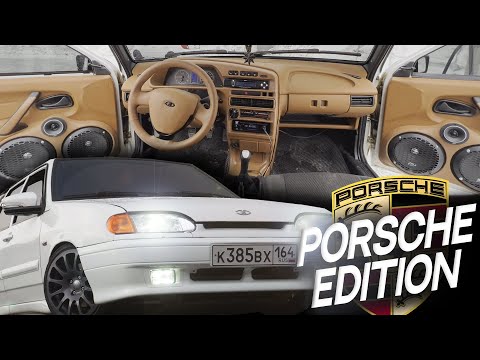 ТЮНИНГ САЛОНА ВАЗ 2114 В СТИЛЕ PORSCHE! Тюнинг панели (торпедо) ваз 2114