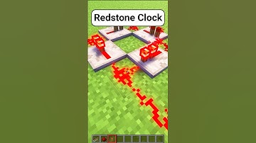 How To Make Easy Redstone Clock In Minecraft