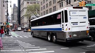 MTA Bus Company 2025 4K: 2009 MCI D4500CT #2199 (ex - NJT #7105) on the BM1 Express.