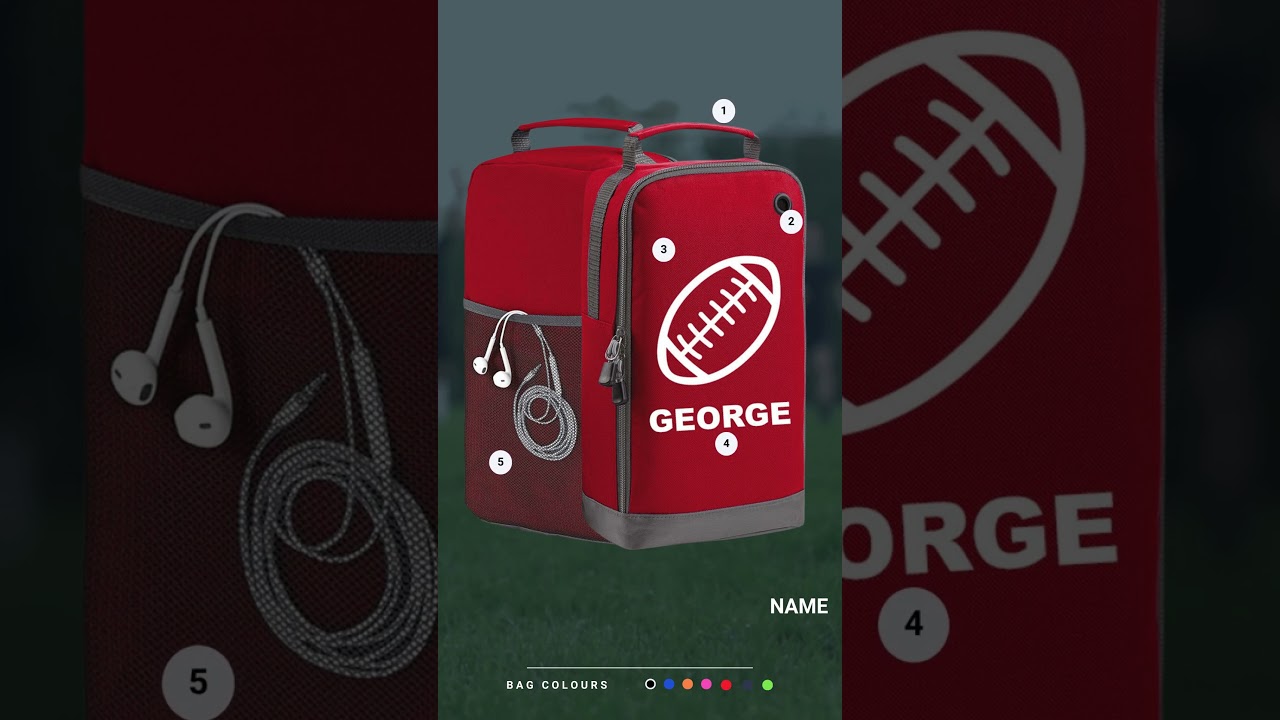 Personalised Boot Bags 