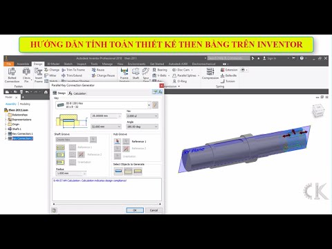 Video Inventor - Hướng dẫn thiết kế và tính toán then bằng... - YouTube