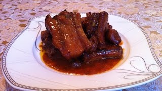 Свиные Ребрышки / Запеченные Ребрышки в Медово-Горчичном Маринаде / Baked Ribs / Простой Рецепт Свиные Ребрышки / Запеченные Ребрышки в Медово-Горчичном Маринаде / Baked Ribs / Простой Рецепт