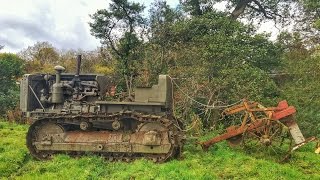 Caterpillar D8 Bulldozer Mole Ploughing & Pony Start by Bostonpowercat 64,521 views 8 years ago 6 minutes, 56 seconds