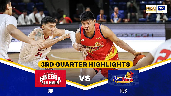 BRGY. GINEBRA vs RAIN OR SHINE | THIRD QUARTER HIGHLIGHTS | PBA SEASON 50 PHILIPPINE CUP | DEC. 18