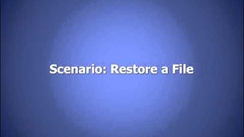 Windows 8 Configuring Lesson 27 Configure File Recovery Options
