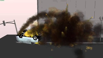 Van Explosion - Maya Particles