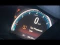 How to Reset the Tire Pressure Low Light on 2016 Honda Civic