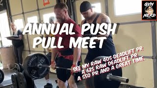 My first Push Pull Meet. First Place in 160lb