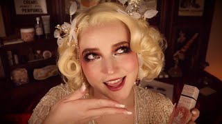 ASMR 1920s Makeup Counter (With Music)