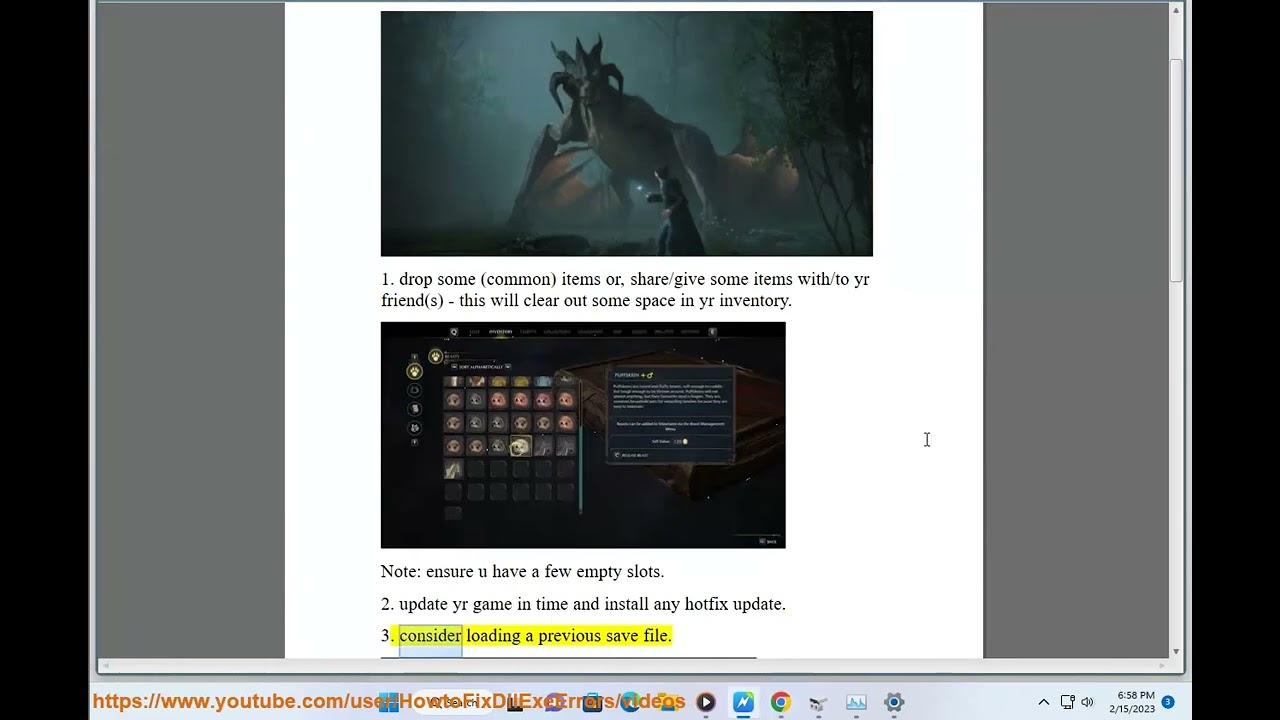 Fix Hogwarts Legacy Legendary Chest Not dropping any Items Issue