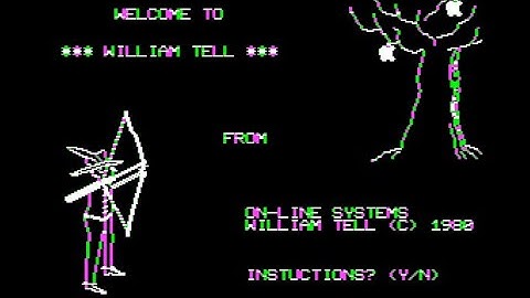 Thrilogy of Games disk drive sound (Apple II - On-line Systems)