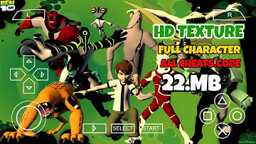Ben 10 Protector of Earth - HD Texture Mod 2023 | PPSSPP Gameplay