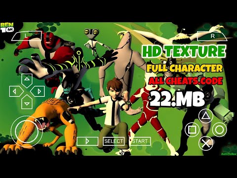 Ben 10 Protector of Earth - HD Texture Mod 2023 | PPSSPP Gameplay