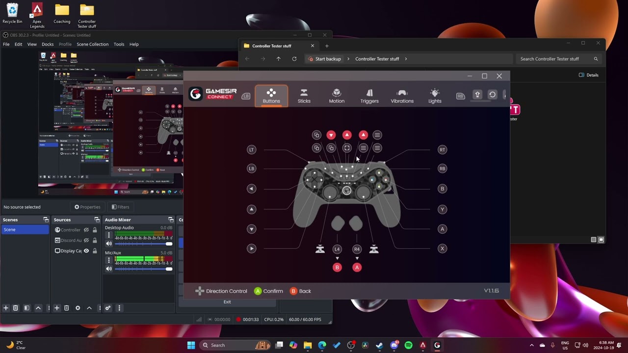 My Gamesir Tarantula Pro Settings