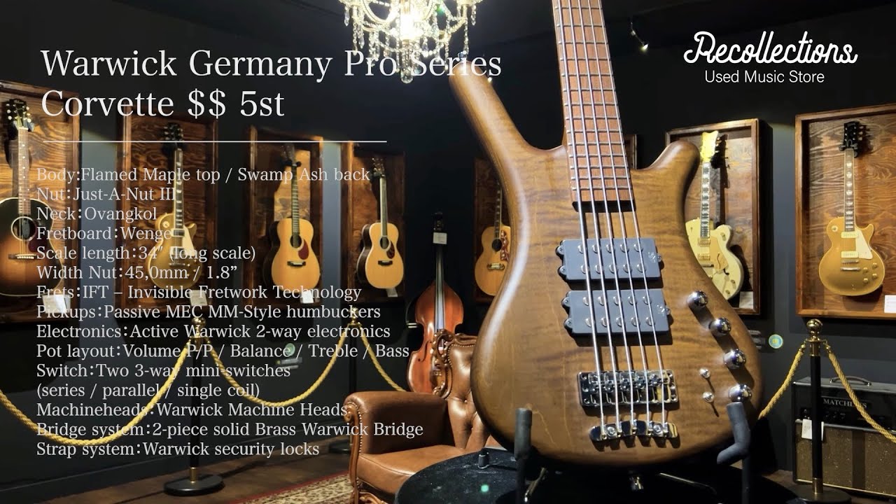 Warwick ワーウィック Corvette 5st エレキベース 5弦