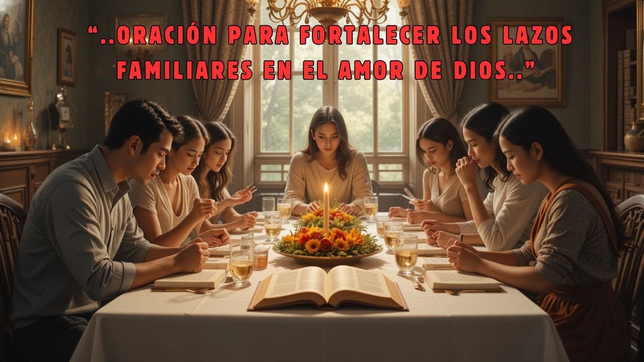 Oración para fortalecer los lazos familiares en el amor de Dios. - YouTube