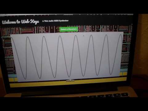 Web-Keys Javascript Synthesizer Demo