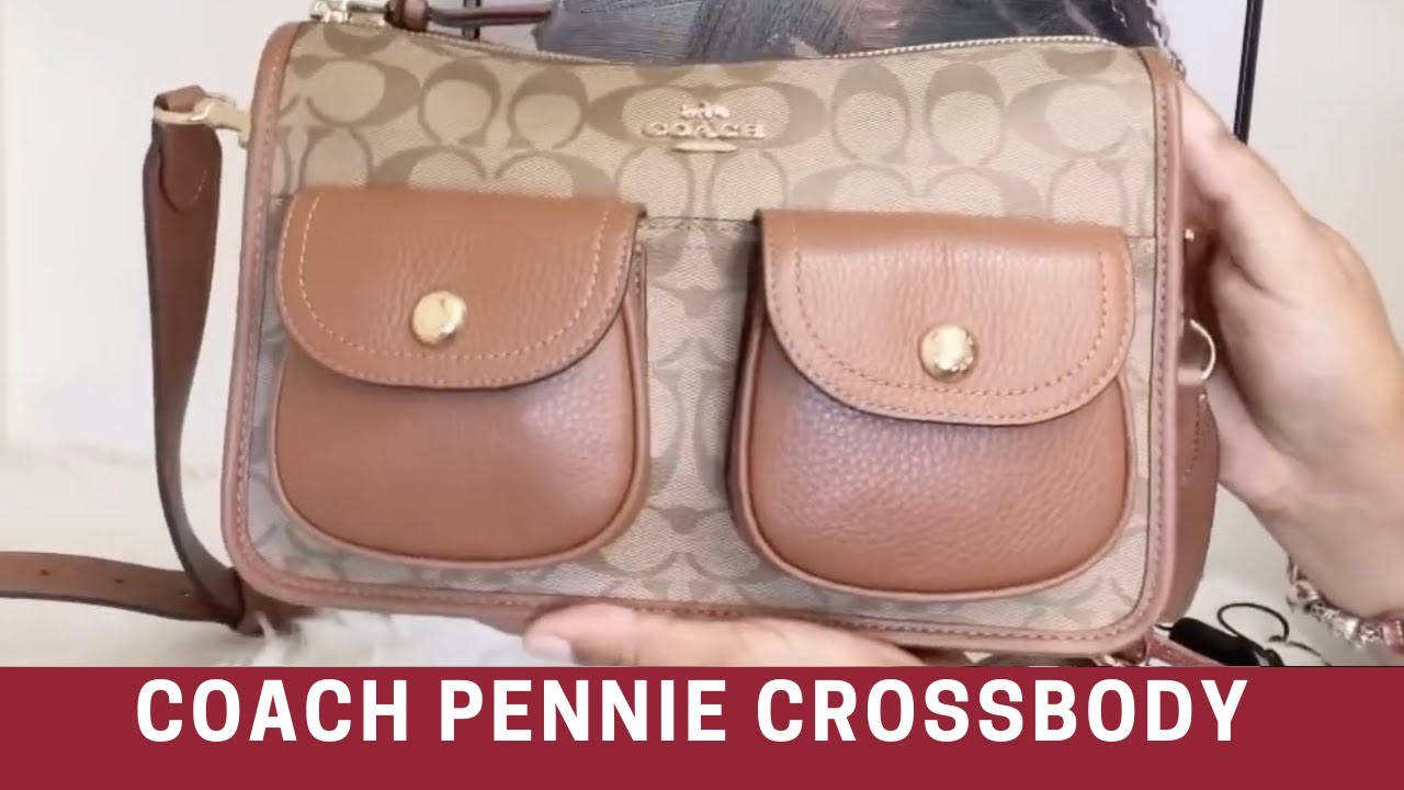 Coach Pennie Crossbody bag C5675 with coin case - Khaki