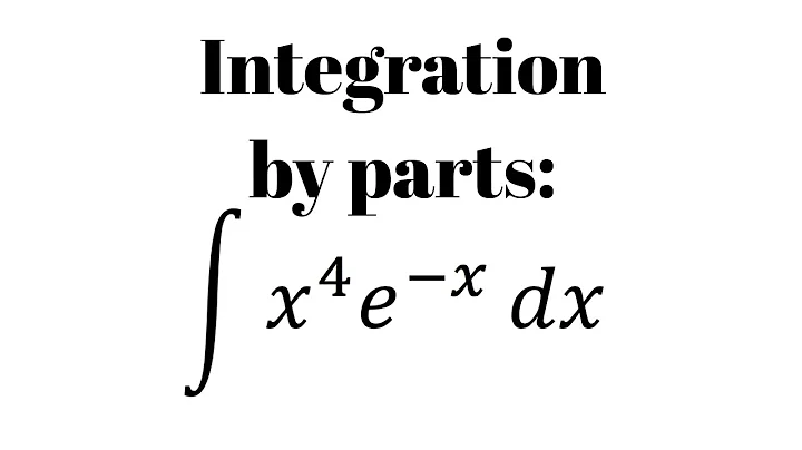 Integration by parts: Tabular example