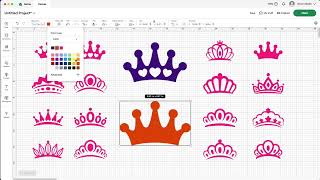 Princess Tiara SVG | Cute Crown Cutting File for Cricut & Silhouette