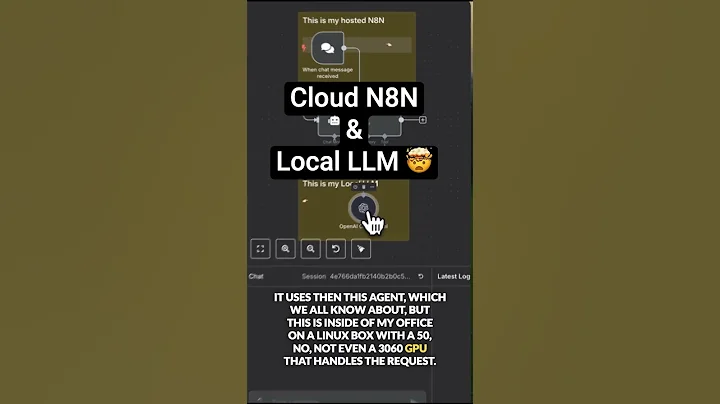 Cloud N8N & Local LLM #n8n #llms  #selfhosting #tailscale