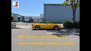 The engine was swapped to BP-VP 2L
