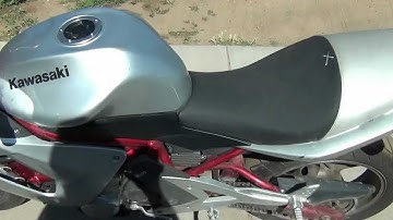 06 EX650R engine running #163