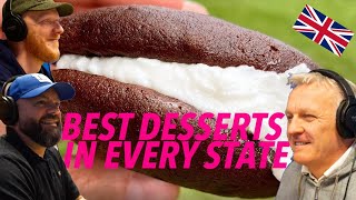 Best Desserts In Every State REACTION!! | OFFICE BLOKES REACT!!