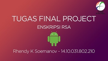 Tutorial Aplikasi Enskripsi RSA berbasis Android (Tugas)