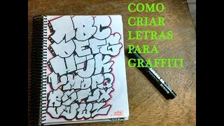 Tutorial de Graffiti  Como criar letras para graffiti