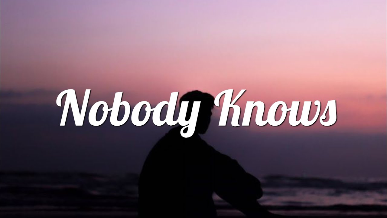 Nobody knows. Nobody knows logo. Nobody know where