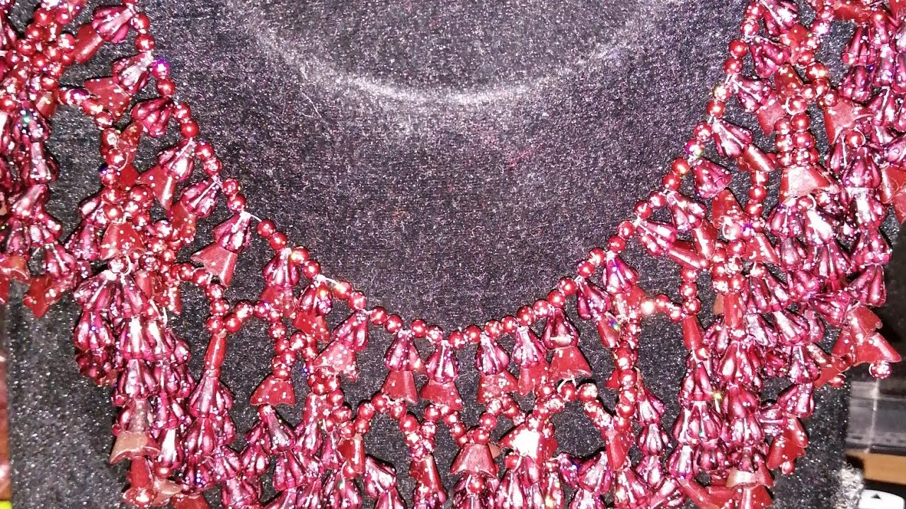 Remya's corner BEADS NECKLACE (മുത്ത് മാല ) YouTube