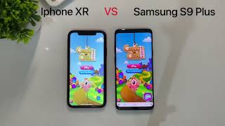 Iphone XR VS Samsung Galaxy S9 Plus/Speed Test 2022