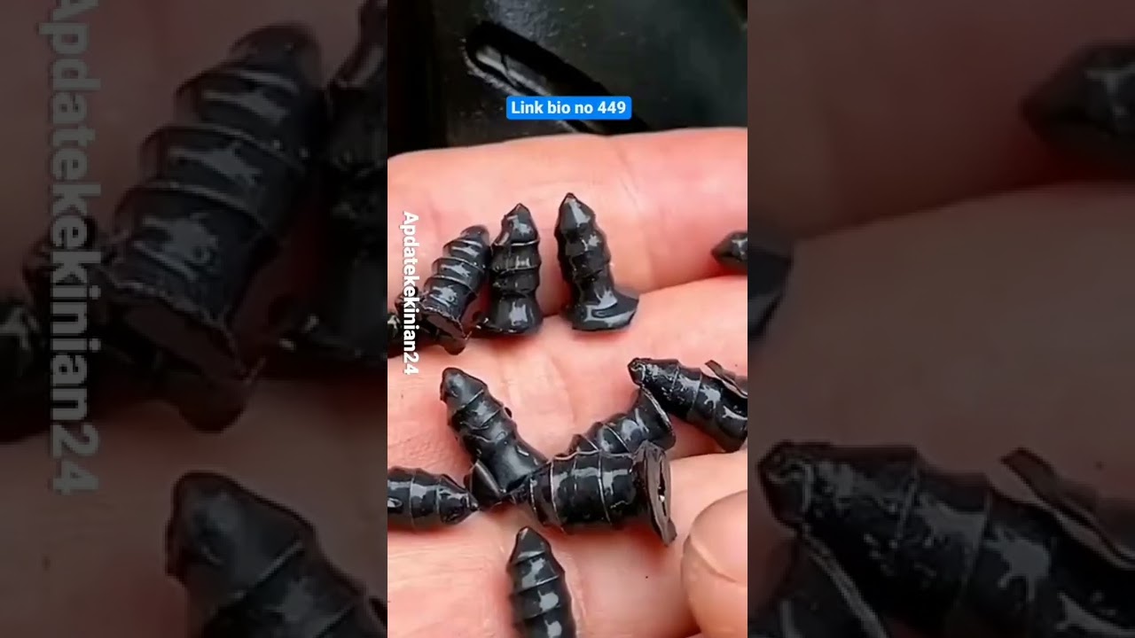 Tambal instant Ban Bocor Mobil Motor Sekrup Karet Praktis isi 10 (Cek harga di komentar)