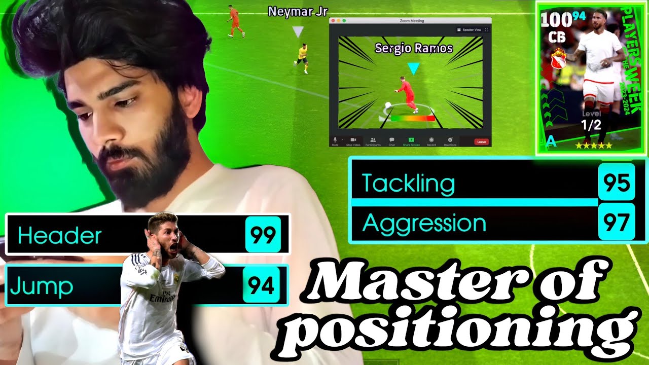 Sergio Ramos Potw review ( build up version) He surprised me [Efootball mobile 2024]