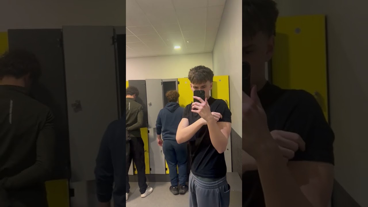 Locker Door Smashes Into Man’s Head Caught on Camera