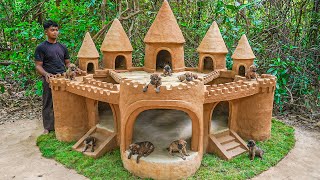 Dog rescue and build Castle Dog House - Build House for Puppies by Wilderness TV 91,976 views 4 weeks ago 13 minutes, 56 seconds