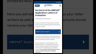 Ep. 11 AAMC Letter Writer Portal #premedadvice #medicalschool #amcas #aamc #LOR