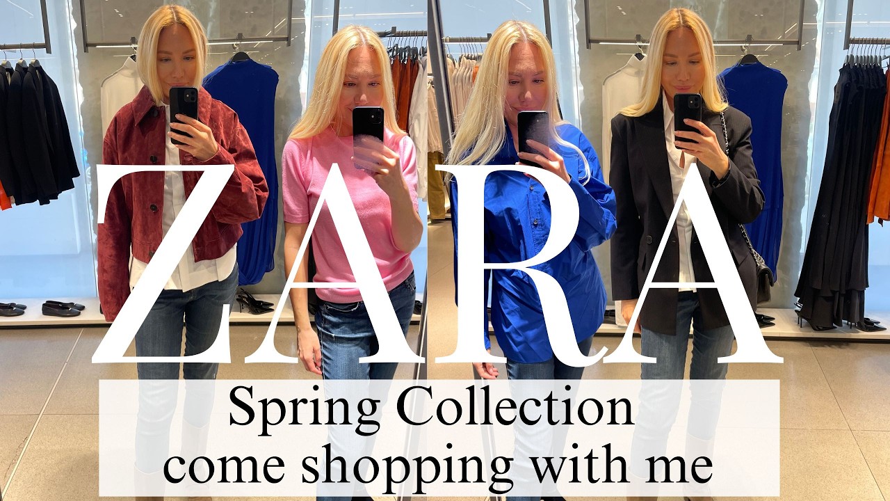 Весенние покупки в Zara: примерка. Пойдем со мной на шоппинг в Zara!