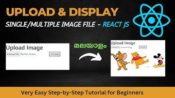 Upload & Display multiple image files in REACT JS | Very Easy Tutorial | MALAYALAM | #react #jsx