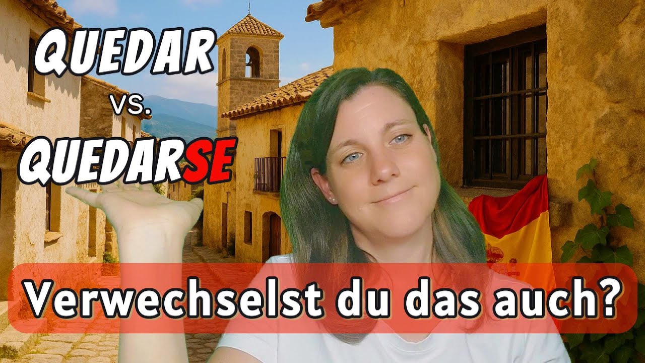Quedar vs. Quedarse: Einfach erklärt! 🤯 Spanische Verben richtig verwenden