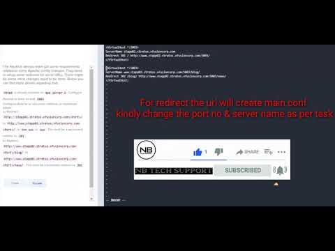 Request url apache. How to redirect in apache2.