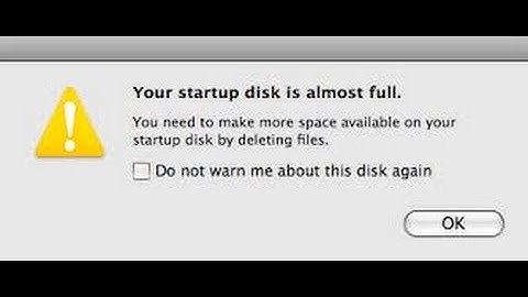 Your Startup Disk Is Almost Full MAC EASIEST FIX EVER!