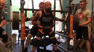 Elitefts Sponsored Powerlifter Brian Schwab Cambered Bar Parallel Box Squats, 5/5/17