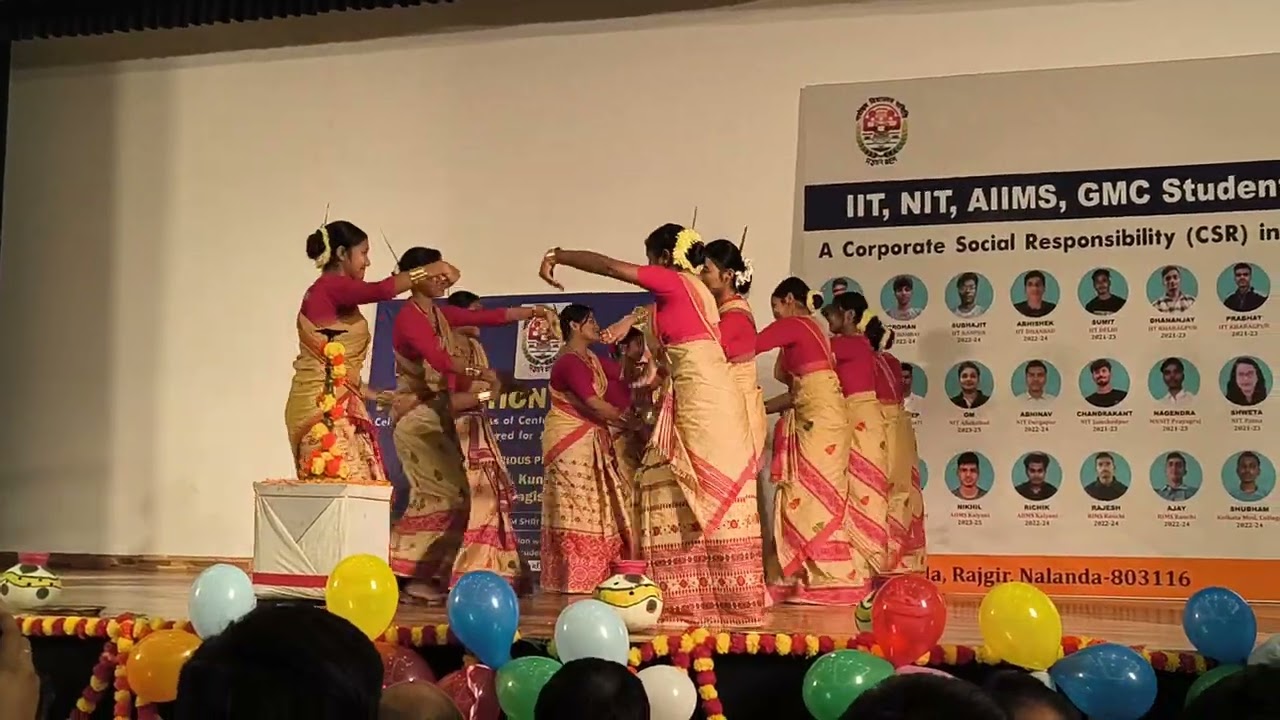 NAVODAYAN GIRL DANCE PROGRAM OCASSION OF RESULT CELEBRATION OF EX NAVODAYAN FOUNDATION JNV RAJGIR 