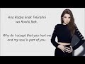 حالة واتس نانسى عجرم انت إيه مترجمة للإنجليزية 