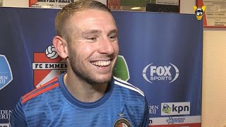 Sven van Beek kijkt redelijk tevreden terug op de 1-4-zege bij en o...